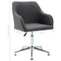 Swen Studio -  Swivel Dining Chairs 6 pcs Dark Grey Fabric (UK/IE/FI/NO only) (6x331499)